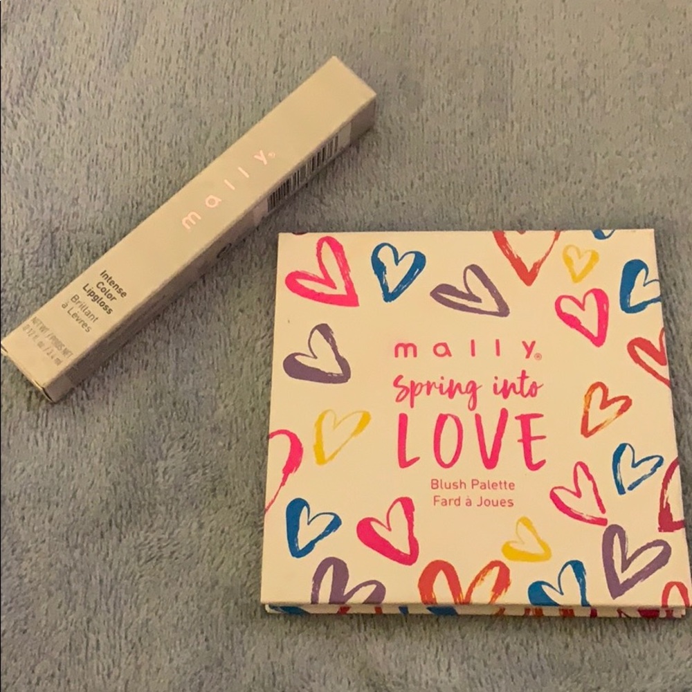 Lot 2 Mally Beauty Cosmetics Blush Palette & Gloss